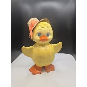 Holland Mold Ceramic 9’ Babyface Duck Figurine Vintage